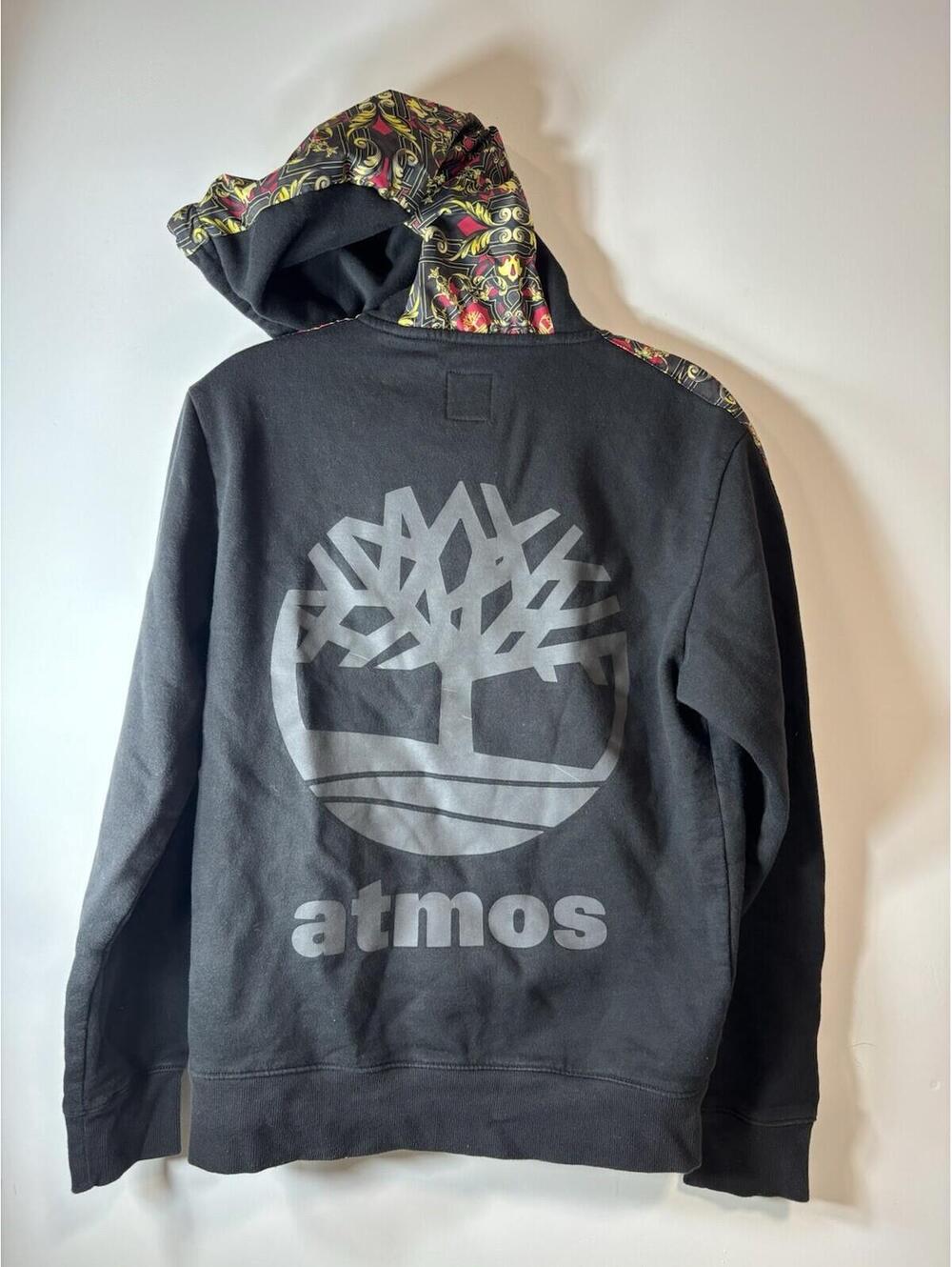 Timberland x Atmos Scarf Collab Hoodie Men’s Small Rare - Picture 9 of 15